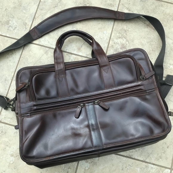 Handbags - Vintage Leather Briefcase